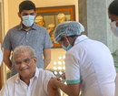 Beltangady: Dharmastala Dharmadikari Veerendra Heggade gets Covid-19 booster dose